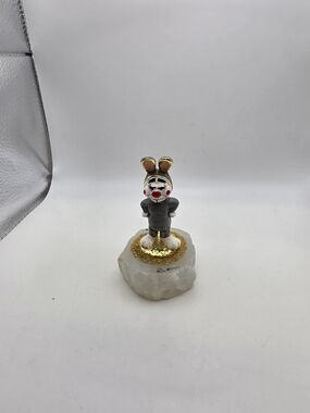 Ron Lee Signed Decorative Figurine Base - White & Black Label